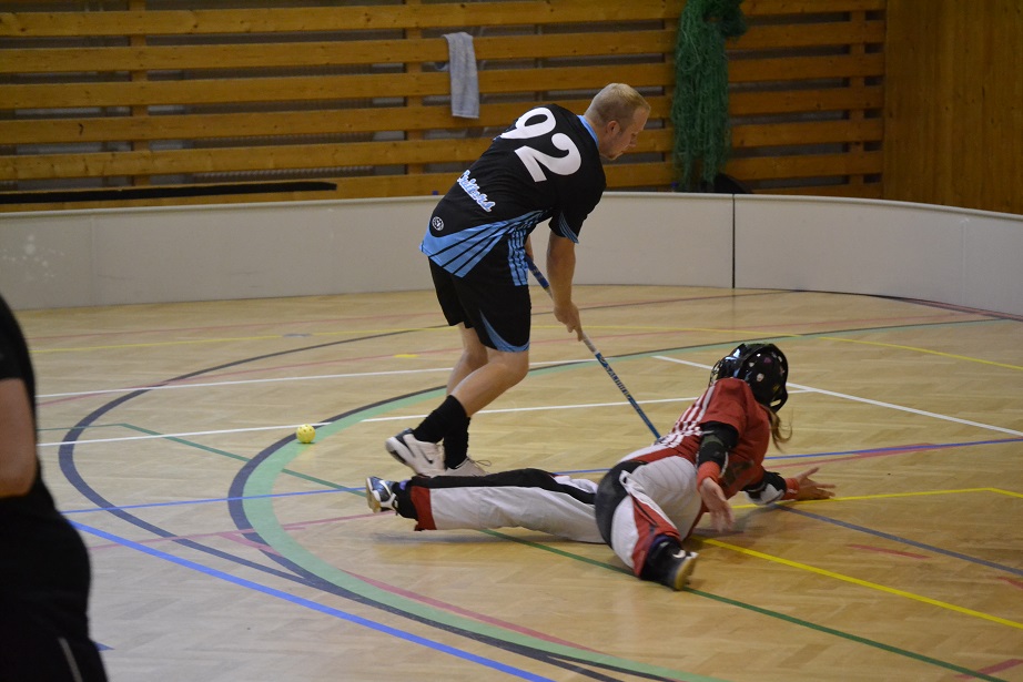 Tomáš na naší gólmanku nevyzrál